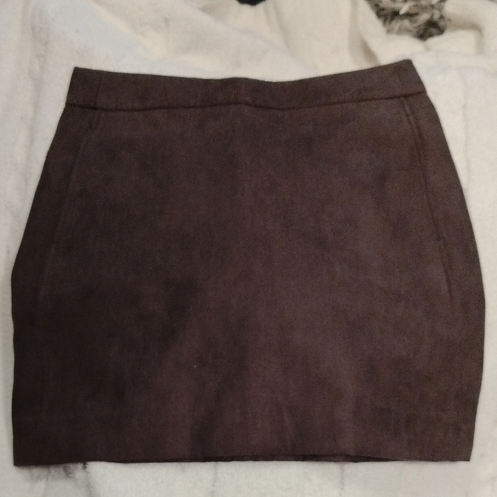 J. Crew Brown Mini Pencil Skirt for Work